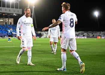 فيديو من رأسية راموس يسجل هدف ريال مدريد الثاني أمام إنتر ميلان