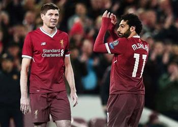 أول تعليق من جيرارد على تحطيم محمد صلاح لرقمه في دوري أبطال أوروبا