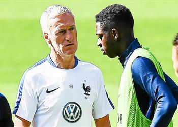 ديشامب عن استبعاد ديمبلي من قائمة فرنسا الأمر متروك له لإظهار قدراته