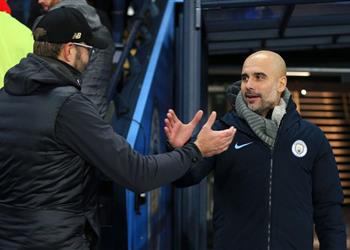 جوارديولا يكشف تطورات إصابة أجويرو ويصرح المنافسة في الدوري الإنجليزي تشبه الانتخابات الأمريكية