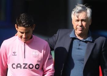 أنشيلوتي يكشف حالة خاميس ويؤكد مواجهة مانشستر يونايتد فرصة لنسيان هزائمنا