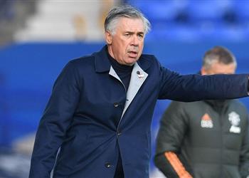 أنشيلوتي بعد سقوط إيفرتون أمام مانشستر يونايتد نريد العودة إلى مستوانا السابق