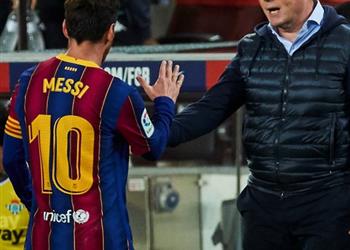 كومان يوضح سبب عدم الدفع بـ ميسي أساسي ا في مباراة برشلونة وريال بيتيس