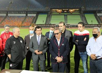 وزير الرياضة يزور معسكر المنتخب الأولمبي ويؤكد جاهزية استاد القاهرة لاستضافة قمة الأهلي والزمالك