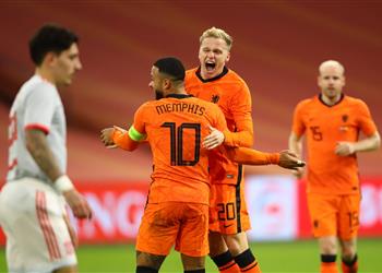 فيديو هولندا تتعادل إيجابي ا أمام إسبانيا ودي ا