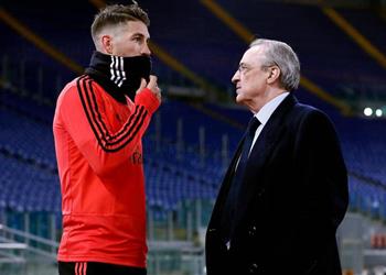 رئيس ريال مدريد يحدد موعد ا للاجتماع مع راموس بشأن تجديد عقده