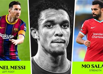 قوة محمد صلاح وعقل ميسي أرنولد يصنع النجم المثالي من مميزات 8 لاعبين