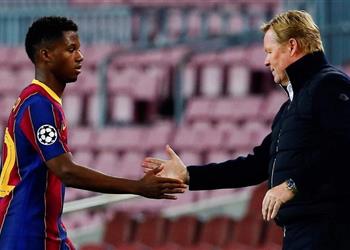 برشلونة يقترب من حسم تجديد عقد انسو فاتي