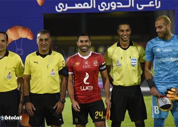 أمين عمر حكم ا لمباراة مصر والبرازيل الأولمبي