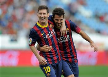 فابريجاس هناك من حاولوا إيذاء ميسي في برشلونة