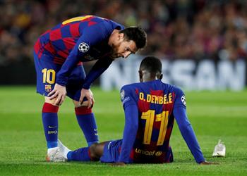 عثمان ديمبلي يثير القلق في برشلونة