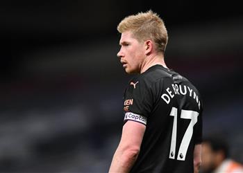 دي بروين افتقدنا الحدة أمام مرمى توتنهام ولست في كامل لياقتي