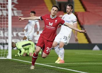 جوتا يدخل تاريخ ليفربول بهدفه أمام ليستر سيتي في الدوري الإنجليزي