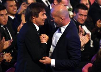 زيدان شخصية كونتي لم تتغير وأسعى للفوز على قائدي