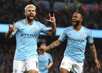 تشكيل مانشستر سيتي أمام أولمبياكوس ستيرلينج وجيسوس أساسيان وأجويرو بديل ا