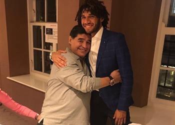 محمد النني ينعى مارادونا ارقد بسلام