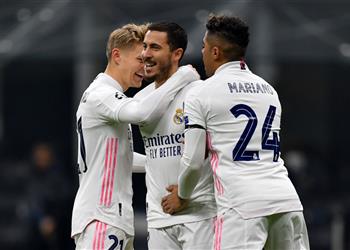 فيديو هازارد يسجل هدف ريال مدريد الأول أمام إنتر ميلان