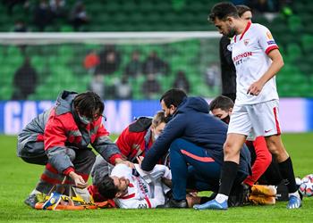 رسمي ا إشبيلية يعلن غياب نجمه حتى نهاية 2020