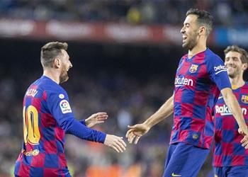 قائمة برشلونة لمواجهة أوساسونا عودة ميسي وبوسكيتس واستمرار غياب روبيرتو