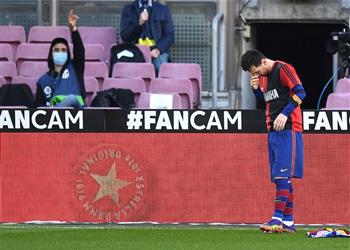 فيديو على طريقته الخاصة ميسي يسجل هدف برشلونة الرابع أمام أوساسونا