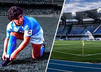 رسمي ا عمدة نابولي يعلن تغيير اسم ملعب الفريق إلى مارادونا