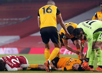 قائد ولفرهامبتون بعد تصادم راؤول خيمينيز وديفيد لويز شيء لا نريد رؤيته أبد ا