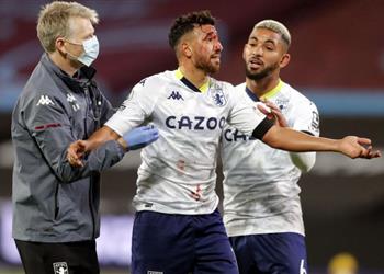 ردود أفعال جماهير أستون فيلا على إصابة تريزيجيه الدموية أفضل لاعبي الفريق