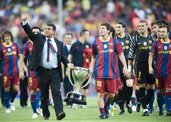 لابورتا التجديد لـ ميسي أولوية بالنسبة لنا في برشلونة