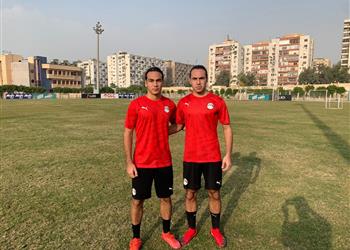 لاعبا أودينيزي الإيطالي يشاركان في مران منتخب مصر للشباب