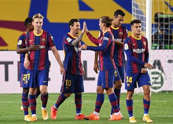 قائمة برشلونة لمباراة قادش في الدوري الإسباني عودة ميسي وأراخو