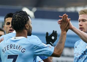 فيديو ستيرلينج يحقق رقم ا تاريخي ا في مباراة مانشستر سيتي وفولهام