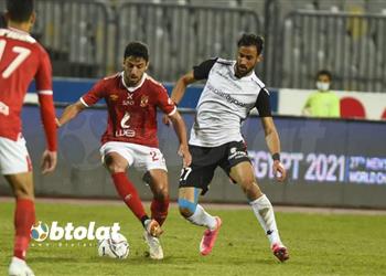 فيديو طرد أحمد علاء مدافع طلائع الجيش أمام الأهلي