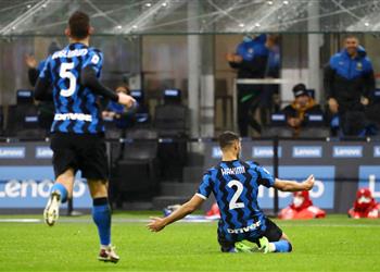 فيديو لوكاكو وحكيمي يقودان إنتر ميلان للفوز على بولونيا بثلاثية