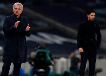 مورينيو بعد فوز توتنهام على آرسنال تهانينا لأرتيتا ولم نعد للوضع الطبيعي