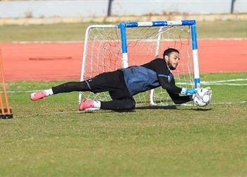 صور أحمد دعدور يشارك في تدريبات المصري بعد شفائه من فيروس كورونا