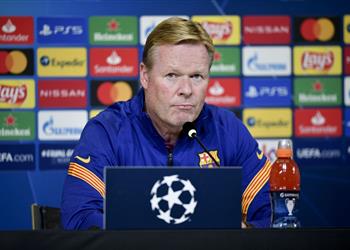 هل تتم إقالة كومان بعد النتائج السيئة رئيس برشلونة المؤقت يرد