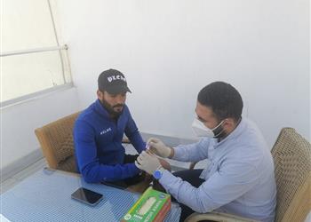 صورة سيراميكا كليوباترا يخضع لاختبار رابيد تيست قبل مواجهة الإنتاج الحربي