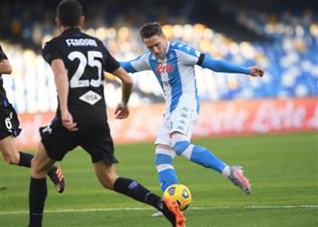 فيديو نابولي يتخطى سامبدوريا بشق الأنفس في الدوري الإيطالي