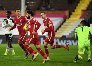 بالفيديو محمد صلاح يسجل وينقذ ليفربول من الهزيمة أمام فولهام