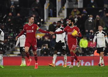 ترتيب هدافي الدوري الإنجليزي بعد هدف محمد صلاح في مباراة ليفربول وفولهام