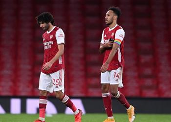 جماهير آرسنال تنتقد محمد النني بعد تصرفه أمام بيرنلي