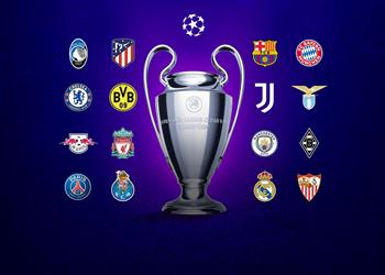 نتائج قرعة دور الـ16 من دوري أبطال أوروبا مواجهة نارية بين برشلونة وباريس سان جيرمان وليفربول ضد لايبزيج