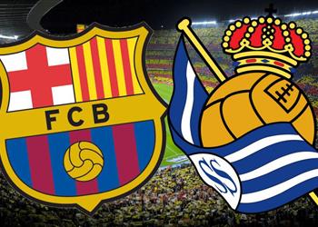 موعد والقناة الناقلة لمباراة برشلونة وريال سوسيداد اليوم في الدوري الإسباني