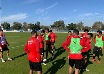 منتخب الشباب يجري مسحة طبية استعداد ا لمواجهة تونس