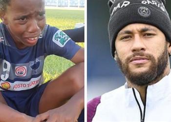 بالفيديو نيمار يدعم طفلا برازيلي ا تعرض للعنصرية في مباراة للناشئين