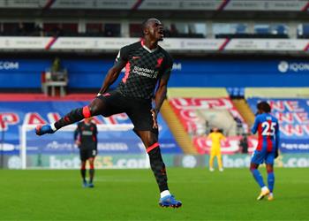 فيديو ماني يسجل هدف ليفربول الثاني أمام كريستال بالاس