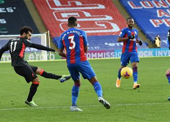 جماهير ليفربول بعد هدفي محمد صلاح في كريستال بالاس الـGOAT الحقيقي