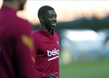 ديمبلي يقترب من المشاركة في مباراة برشلونة وبلد الوليد