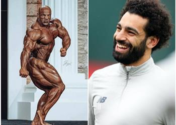 محمد صلاح يهنيء بيج رامي بعد تتويجه بـ مستر أولمبيا 2020
