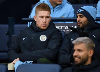 تشكيل مانشستر سيتي أمام آرسنال رياض محرز أساسي ا ودي بروين خارج القائمة